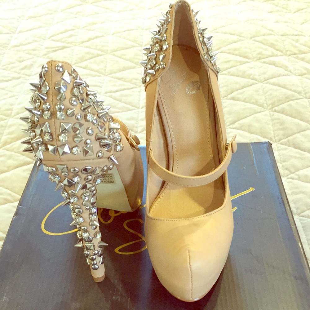 Colin Stuart Studded Heels